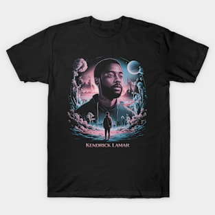 Kendrick Lamar in a dreamlike landscape T-Shirt